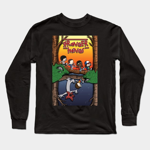 C&H Upside Down Long Sleeve T-Shirt by bovaart